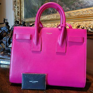 Saint Laurent Calf Skin Small Sac De Jour